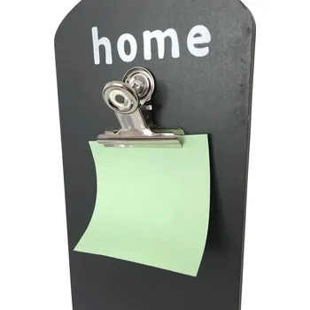 Kuchyňské prkénko DUE ESSE, Závěsné prkénko s klipsem na vzkazy, černé