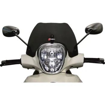 Plexi štít Faco 267008321 kouřová 260x410 PIAGGIO/VESPA Beverly 350 2011-2014