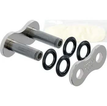 Řetězová sada pro motocykl spojka řetězu 520X1R, JT CHAINS (barva stříbrná, nýtovací, typ RIVET) GAS GAS FSE 400 EC 2002-2003