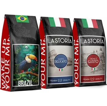 Bílé kávové Káva Blue Orca Coffee brazilská směs 3000 g