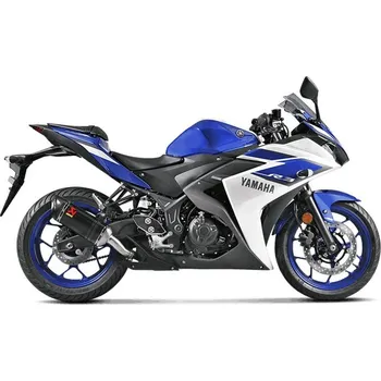 homologovaná výfuková koncovka, řada Slip-On Line (Carbon), Akrapovič YAMAHA YZF-R3 2015-2016