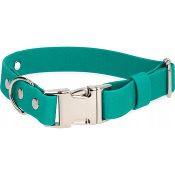 Obojek pro psa Obojek s patentní přezkou, vel L, 39-47 cm/ftalově zeleň