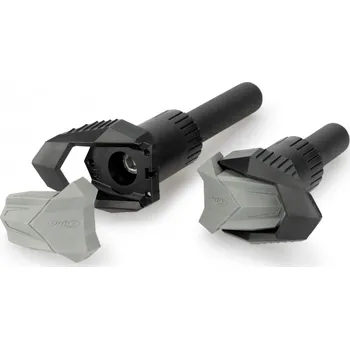 Pádové protektory rámu PUIG R19 22011N černý s šedou gumou 22011N