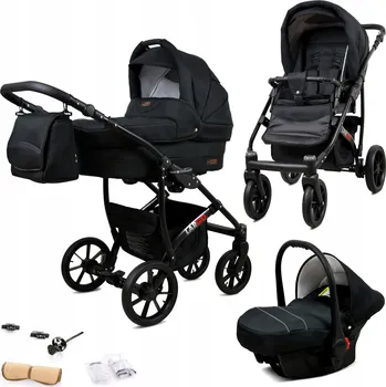 Kočárek Dětský kočárek 3v1 BabyLux Largo ALU (hluboký, sportovní, autosedačka)
