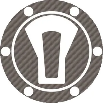 Motodoplněk Ochranné nálepky na víčko nádrže PUIG X-TREME 9067C karbonový vzhled KTM Duke 690 (R) 2016-2019