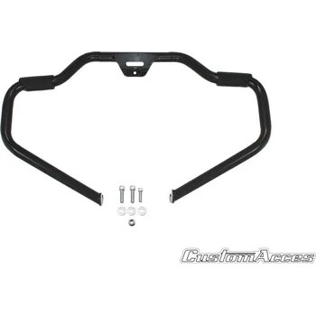 Ochranné rámy motoru CUSTOMACCES MUSTACHE DGG007N černý d 32mm HARLEY DAVIDSON FXFBS 1868 Softail Fat Bob 2018-2020