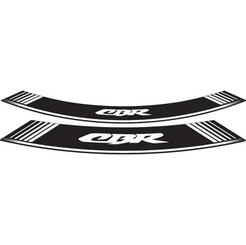 Linka na ráfek PUIG CBR 5524B bílá linky na ráfek - sada 8ks 5524B