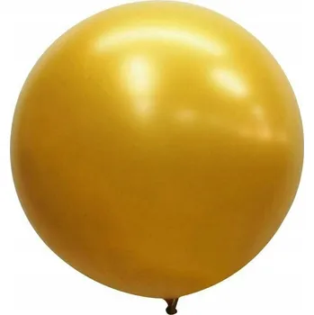 Balónek 45 cm velký balón na girlandy ZLATÝ kulatý velký GOLD