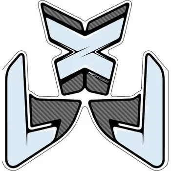 Tankpad PUIG SPECIFIC 9298C karbonový vzhled s boční částí 9298C