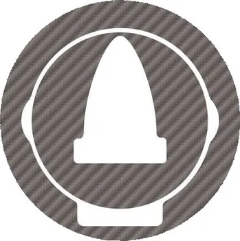 Ochranné nálepky na víčko nádrže PUIG X-TREME 8376C karbonový vzhled APRILIA Dorsoduro 900 2017-2018