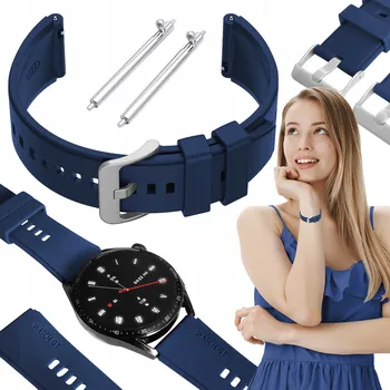 Pouzdro na mobilní telefon Řemínek ChronSmarta pro Samsung 20mm, modrý