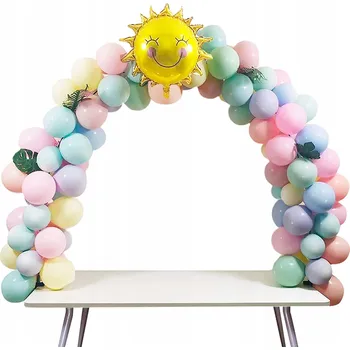 Party dekorace Oblouk na stůl. Konstrukce na balónky, květiny, STOJAN XXL na Svatba, Oslavu 1. Narozenin, Křtiny BN1