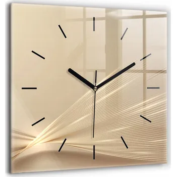 Hodiny Nástěnné hodiny Wallfluent zlaté 60 cm