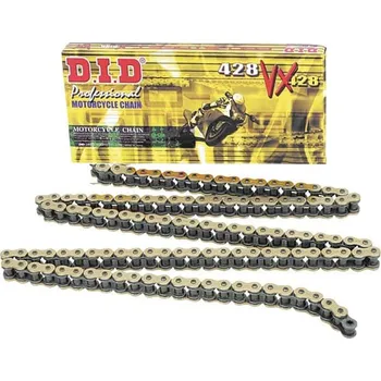 Řetězová sada pro motocykl VX série X-Kroužkový řetěz D.I.D Chain 428VX 118 L 2H230101