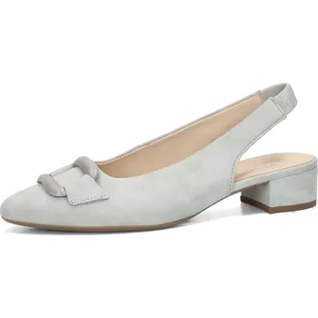Dámské lodičky Gabor dámské komfortní lodičky s otevřenou patou - bledě šedé