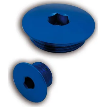 výpustný šroub oleje (2 ks), RTECH (modrý) YAMAHA YZ 450 F 2010-2013