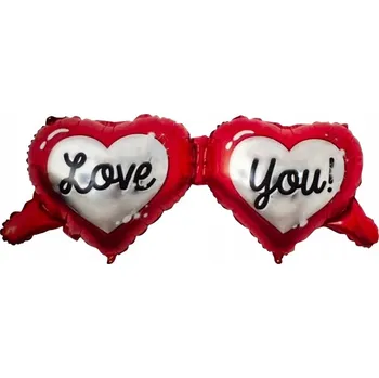 Balónek Vícebarevný balónek srdce na vzduch nebo helium, 40 cm