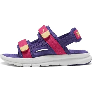 Dívčí sandály Dětské sandále Puma PUMA EVOLVE 12 Fialová, Růžová, Bílá, Béžová