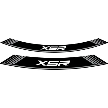 Linka na ráfek PUIG XSR 9985P stříbrná linky na ráfek - sada 8ks YAMAHA XSR 700 2016-2018