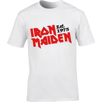 Pánské tričko Tričko metal pánské Iron Maiden - Slanted Established Logo - LOW FREQUENCY - IM026TS - 3XL