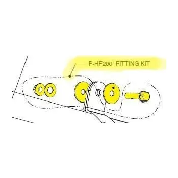 Výfuk pro motocykl MONTÁŽNÍ SADA P-HF200 () P-HF200