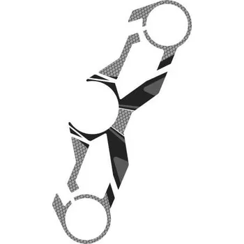 Ochranné nálepky na "brýle" PUIG RADIKAL 8320U šedá KAWASAKI Ninja 250 SL 2015-2016