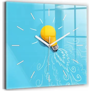 Hodiny Nástěnné hodiny Wallfluent modré 30 cm