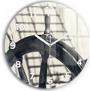 Hodiny Nástěnné hodiny Wallfluente černé 30 cm