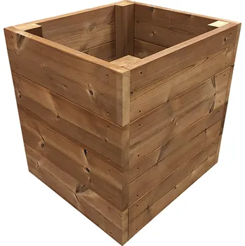 Vyvýšený záhon Vyvýšený záhon zahradní 50 x 50 x 50 cm Severská borovice ThermoWood (hladký)