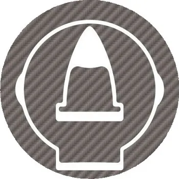 Ochranné nálepky na víčko nádrže PUIG X-TREME 8386C karbonový vzhled DUCATI Multistrada 1260 2018-2019