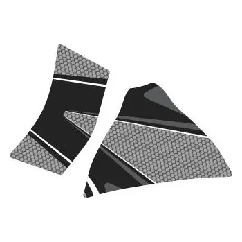 Ochranné nálepky na "brýle" PUIG RADIKAL 6899U šedá KAWASAKI Z 800 E 2013-2017