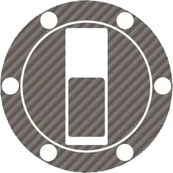 Ochranné nálepky na víčko nádrže PUIG X-TREME 8375C karbonový vzhled TRIUMPH Rocket III 2300 2004-2009