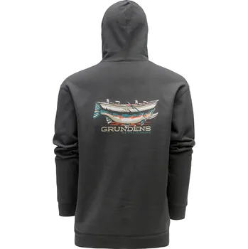 Rybářské oblečení Grundéns Mikina Drift Boat Hoodie Anchor - XL