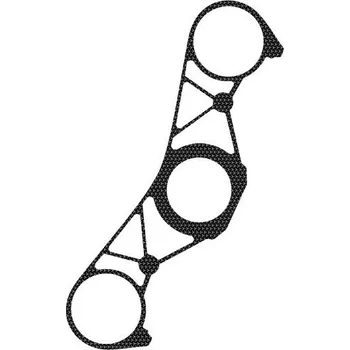 Ochranné nálepky na "brýle" PUIG NAKED 7375U šedá YAMAHA YZF-R1 2009-2011