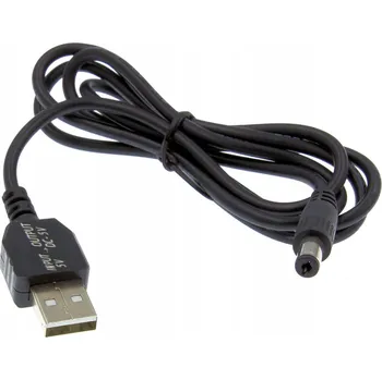 Měnič napětí Kabel ACS PRZETWORNICA DC 2.1x5.5mm USB 5V-5V