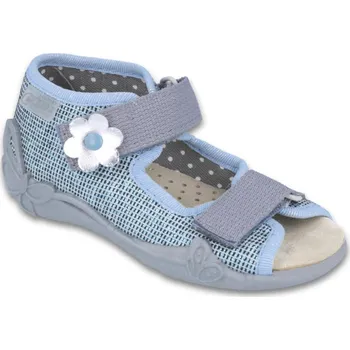 Dívčí bačkory Dívčí bačkůrky BEFADO PAPI 242P081 - kožená stélka Velikost: 20