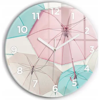 Hodiny Nástěnné hodiny Wallfluente vícebarevné 30 cm