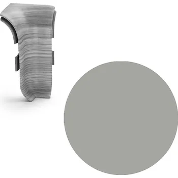 SALAG AP28 vnitřní růžek k soklové liště NGF56, PVC šedá, 56 mm, 1 ks