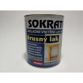 Lak na dřevo Building plast s.r.o. Sokrates brusný základní lak 0,6kg