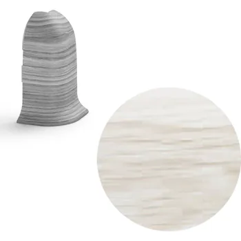 SALAG AP28 vnější růžek k liště NGF56, PVC Gympie bílý, 56 mm, 1 ks