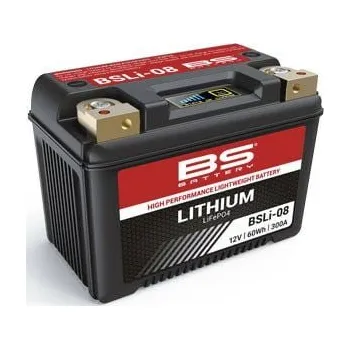 Auto-moto baterie Lithiová motocyklová baterie BS-BATTERY BSLI-08 KAWASAKI KVF 650 Brute Force 2012-2017