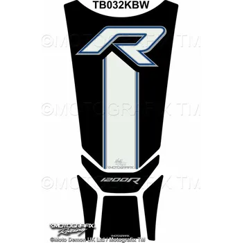 MOTOGRAFIX Podložka pod nádrž černá/bílá/modrá BMW R1200R TB032KBW