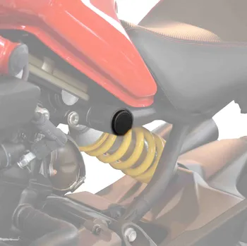 Kryty víček podvozku PUIG 9633N černý DUCATI Monster 821 2014-2019