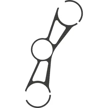 Ochranné nálepky na "brýle" PUIG NAKED 3709U šedá 3709U