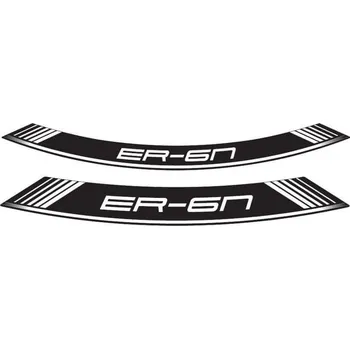 Linka na ráfek PUIG ER6 9311B bílá linky na ráfek - sada 8ks KAWASAKI ER-6n 2006-2017