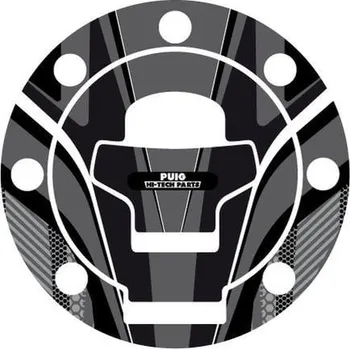 Motodoplněk Ochranné nálepky na víčko nádrže PUIG RADIKAL 6316U šedá SUZUKI VZ 800 Marauder 1997-2002