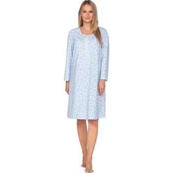 Dámská noční košile Dámská noční košilka 007 turquise - REGINA tyrkysová L