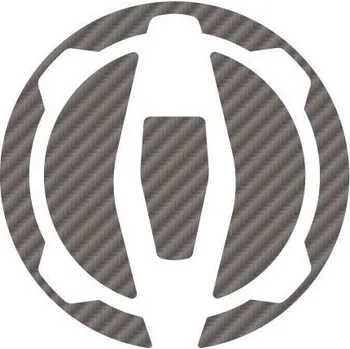 Ochranné nálepky na víčko nádrže PUIG X-TREME 9363C karbonový vzhled KAWASAKI Versys X 300 2017-2018