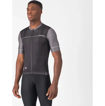 cyklistický dres Cyklistický dres Castelli Unltd Endurance 2 black/gray