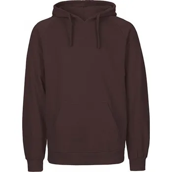 Pánské oblečení Neutral Pánská klokánka z organické bavlny a dvojitou kapucí Barva: Hnědá, Velikost: L NE63101